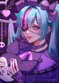 Kuromi Miku - Vocaloid